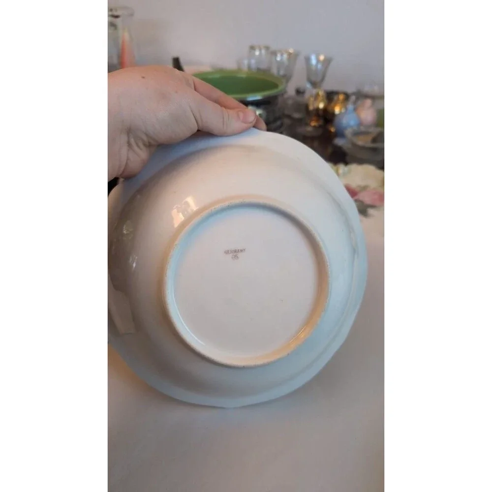 Vintage German Floral Porcelain Bowl